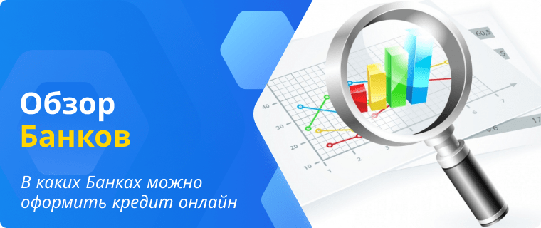 Список Банков, в которых можно оформить кредит онлайн
