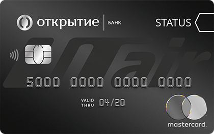 Дебетовая карта UTair Премиум от Открытия